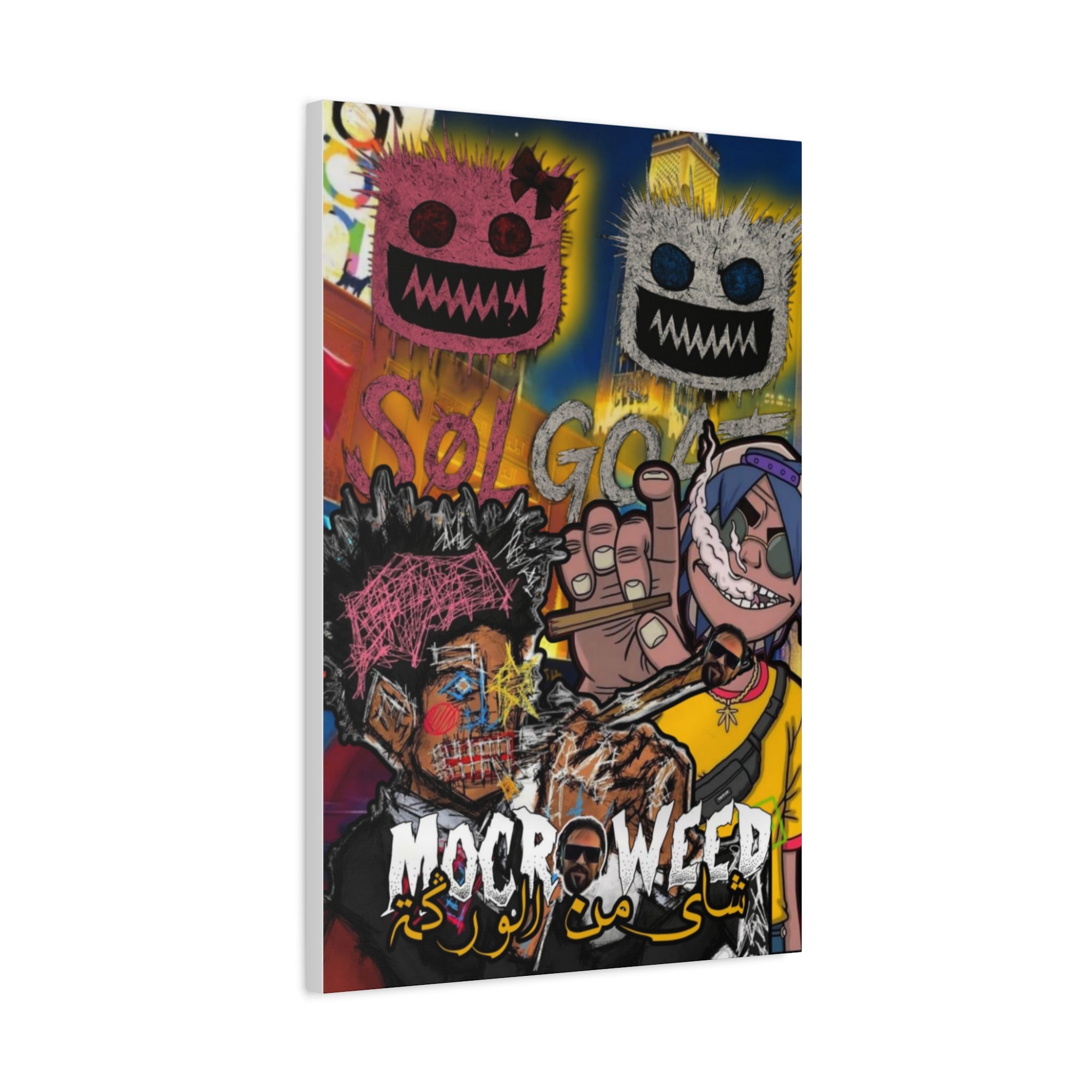 Matte Canvas, Stretched, 1.25" MOCRO WEED