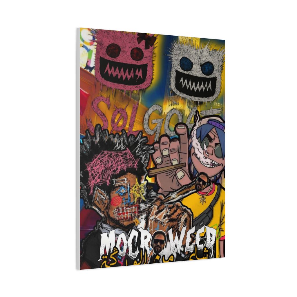 Matte Canvas, Stretched, 1.25" MOCRO WEED