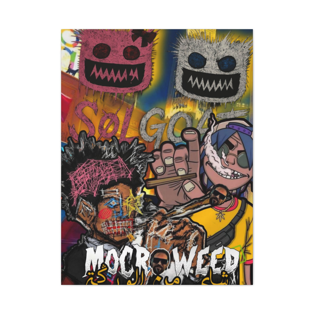 Matte Canvas, Stretched, 1.25" MOCRO WEED