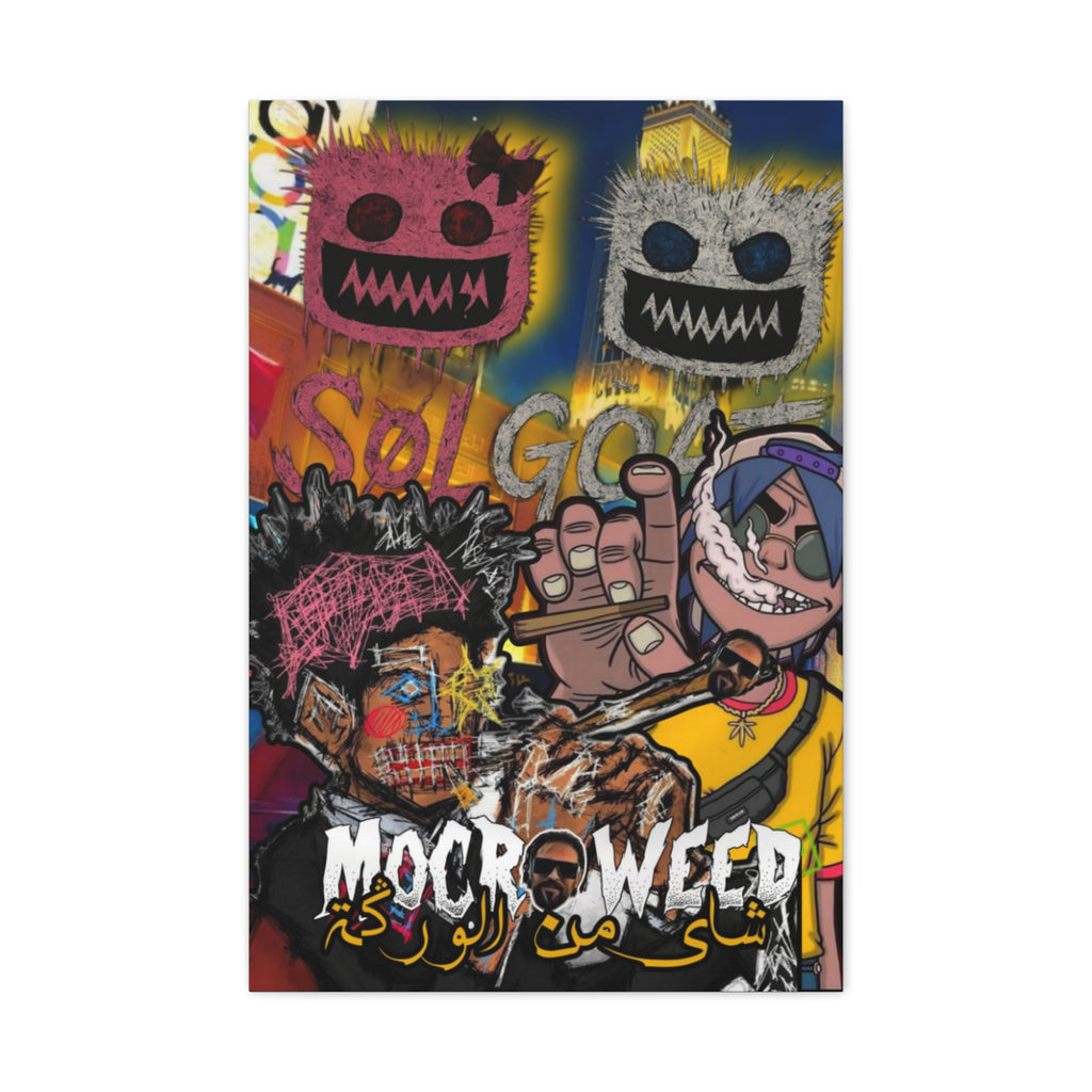 Matte Canvas, Stretched, 1.25" MOCRO WEED